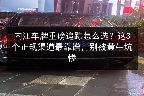内江车牌重磅追踪怎么选？这3个正规渠道最靠谱，别被黄牛坑惨 第2张
