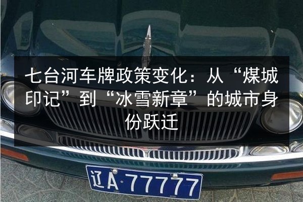 七台河车牌政策变化：从“煤城印记”到“冰雪新章”的城市身份跃迁