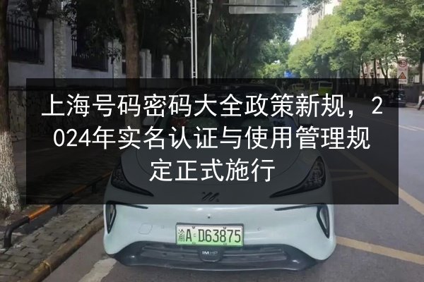 上海号码密码大全政策新规，2024年实名认证与使用管理规定正式施行 第2张