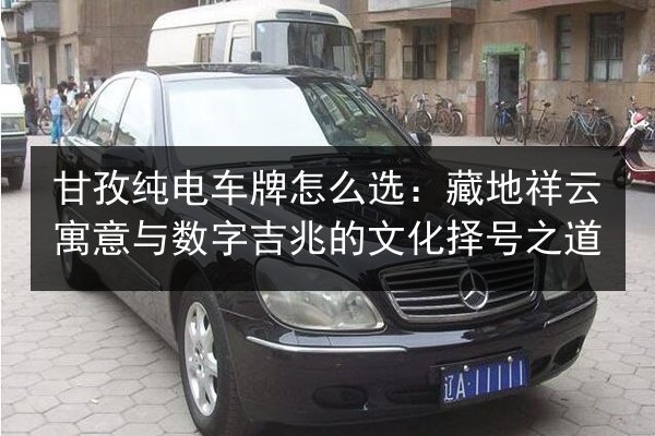 甘孜纯电车牌怎么选：藏地祥云寓意与数字吉兆的文化择号之道