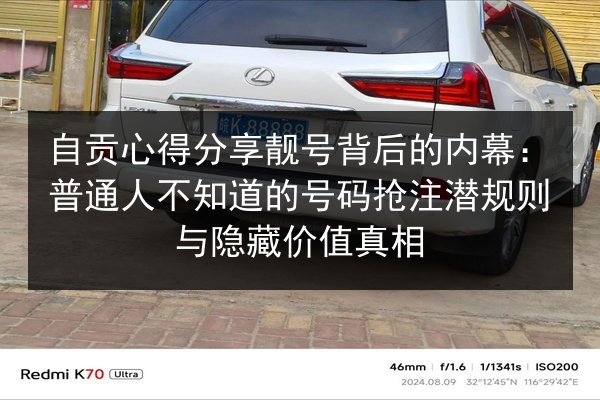 自贡心得分享靓号背后的内幕：普通人不知道的号码抢注潜规则与隐藏价值真相