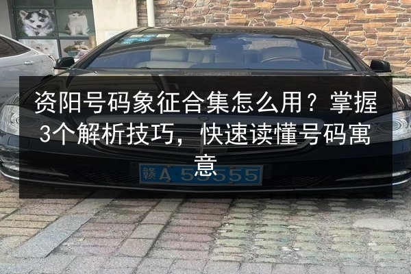 资阳号码象征合集怎么用?掌握3个解析技巧,快速读懂号码寓意 第2张 资阳号码象征合集怎么用?掌握3个解析技巧,快速读懂号码寓意 第2张
