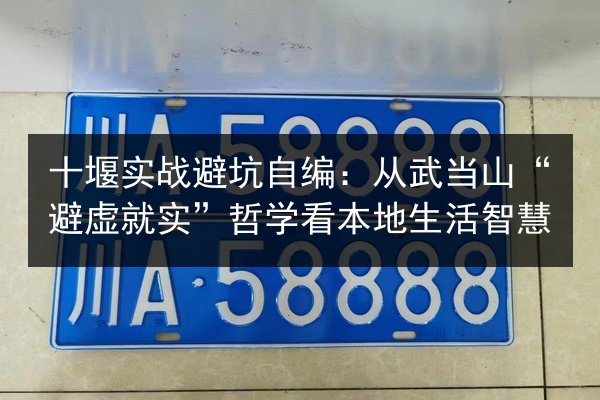 十堰实战避坑自编:从武当山“避虚就实”哲学看本地生活智慧 第1张 十堰实战避坑自编:从武当山“避虚就实”哲学看本地生活智慧 第1张