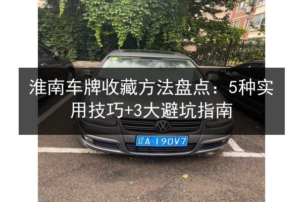 淮南车牌收藏方法盘点:5种实用技巧+3大避坑指南 第2张 淮南车牌收藏方法盘点:5种实用技巧+3大避坑指南 第2张