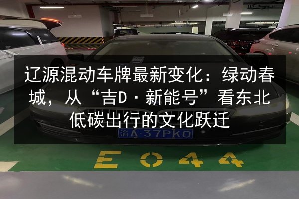 辽源混动车牌最新变化:绿动春城,从“吉D·新能号”看东北低碳出行的文化跃迁 第2张 辽源混动车牌最新变化:绿动春城,从“吉D·新能号”看东北低碳出行的文化跃迁 第2张