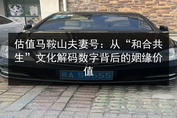 估值马鞍山夫妻号:从“和合共生”文化解码数字背后的姻缘价值 第3张 估值马鞍山夫妻号:从“和合共生”文化解码数字背后的姻缘价值 第3张