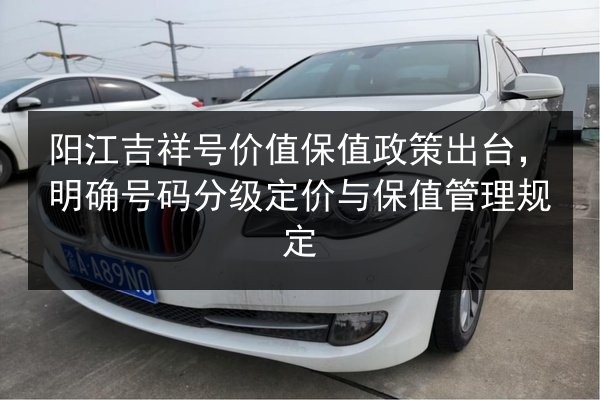 阳江吉祥号价值保值政策出台，明确号码分级定价与保值管理规定