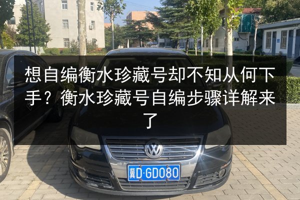 想自编衡水珍藏号却不知从何下手？衡水珍藏号自编步骤详解来了