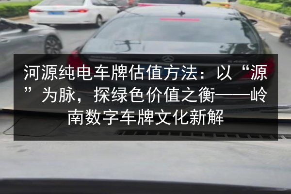 河源纯电车牌估值方法：以“源”为脉，探绿色价值之衡——岭南数字车牌文化新解 第2张