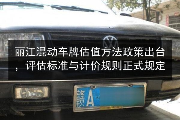 丽江混动车牌估值方法政策出台,评估标准与计价规则正式规定 第3张 丽江混动车牌估值方法政策出台,评估标准与计价规则正式规定 第3张