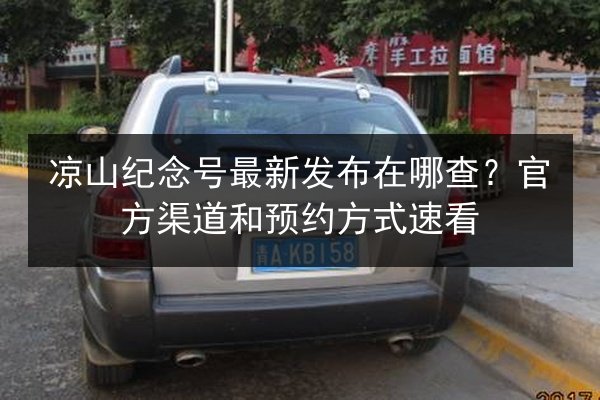 凉山纪念号最新发布在哪查?官方渠道和预约方式速看 第2张 凉山纪念号最新发布在哪查?官方渠道和预约方式速看 第2张
