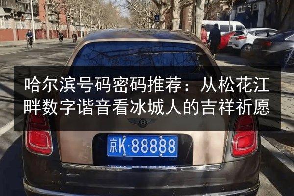 哈尔滨号码密码推荐：从松花江畔数字谐音看冰城人的吉祥祈愿
