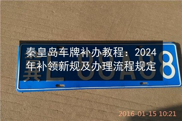 秦皇岛车牌补办教程：2024年补领新规及办理流程规定 第3张