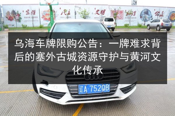 乌海车牌限购公告：一牌难求背后的塞外古城资源守护与黄河文化传承 第2张