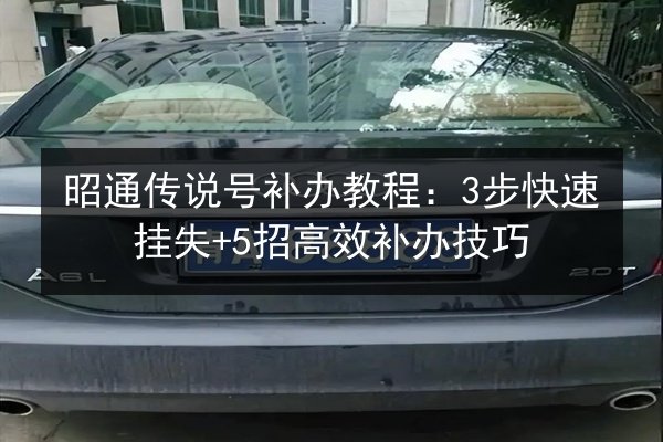 昭通传说号补办教程:3步快速挂失+5招高效补办技巧 第2张 昭通传说号补办教程:3步快速挂失+5招高效补办技巧 第2张