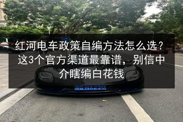 红河电车政策自编方法怎么选?这3个官方渠道最靠谱,别信中介瞎编白花钱 第2张 红河电车政策自编方法怎么选?这3个官方渠道最靠谱,别信中介瞎编白花钱 第2张