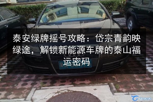 泰安绿牌摇号攻略:岱宗青韵映绿途,解锁新能源车牌的泰山福运密码 第3张 泰安绿牌摇号攻略:岱宗青韵映绿途,解锁新能源车牌的泰山福运密码 第3张