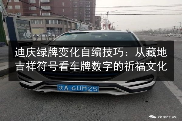 迪庆绿牌变化自编技巧：从藏地吉祥符号看车牌数字的祈福文化 第3张