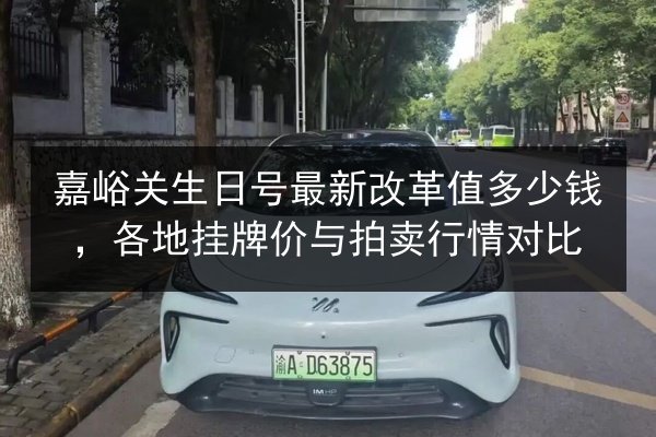 嘉峪关生日号最新改革值多少钱，各地挂牌价与拍卖行情对比