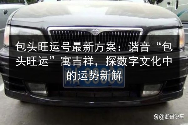 包头旺运号最新方案:谐音“包头旺运”寓吉祥,探数字文化中的运势新解 第2张 包头旺运号最新方案:谐音“包头旺运”寓吉祥,探数字文化中的运势新解 第2张