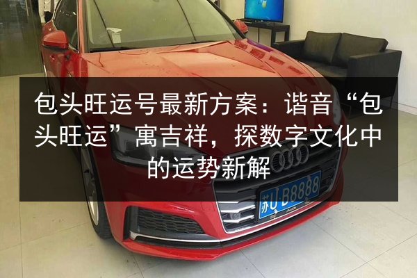 包头旺运号最新方案:谐音“包头旺运”寓吉祥,探数字文化中的运势新解 第3张 包头旺运号最新方案:谐音“包头旺运”寓吉祥,探数字文化中的运势新解 第3张