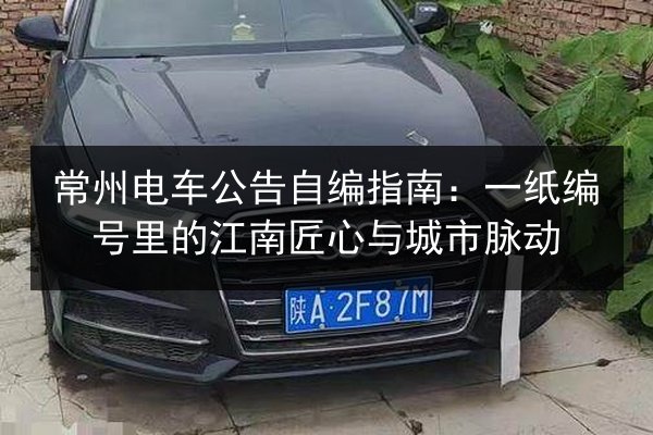 常州电车公告自编指南:一纸编号里的江南匠心与城市脉动 第3张 常州电车公告自编指南:一纸编号里的江南匠心与城市脉动 第3张