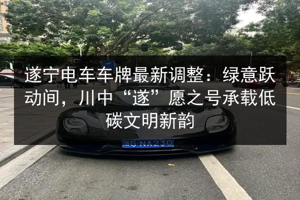 遂宁电车车牌最新调整:绿意跃动间,川中“遂”愿之号承载低碳文明新韵 第2张 遂宁电车车牌最新调整:绿意跃动间,川中“遂”愿之号承载低碳文明新韵 第2张