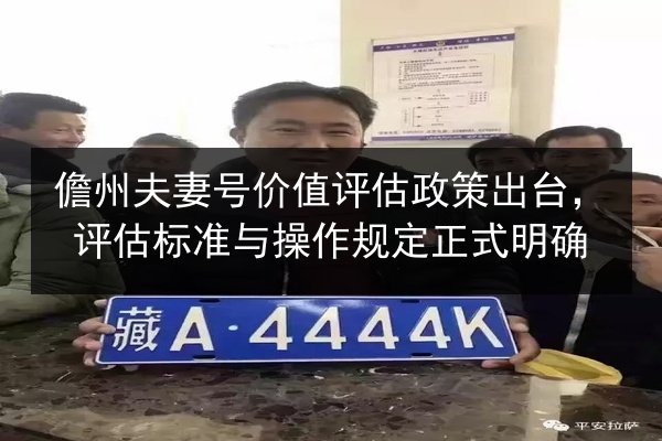 儋州夫妻号价值评估政策出台，评估标准与操作规定正式明确 第3张