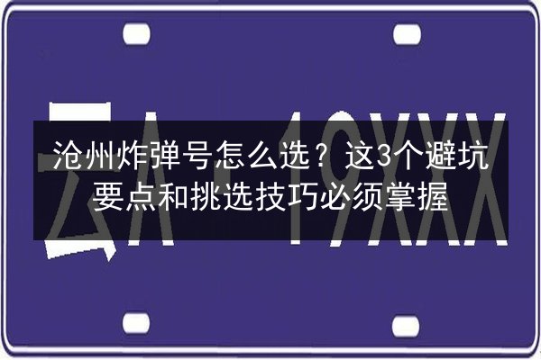 沧州炸弹号怎么选?这3个避坑要点和挑选技巧必须掌握 第2张 沧州炸弹号怎么选?这3个避坑要点和挑选技巧必须掌握 第2张
