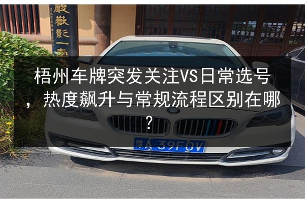 梧州车牌突发关注VS日常选号，热度飙升与常规流程区别在哪？