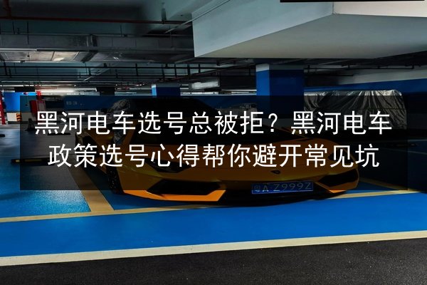 黑河电车选号总被拒？黑河电车政策选号心得帮你避开常见坑