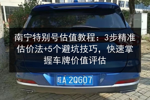 南宁特别号估值教程：3步精准估价法+5个避坑技巧，快速掌握车牌价值评估
