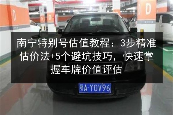 南宁特别号估值教程：3步精准估价法+5个避坑技巧，快速掌握车牌价值评估 第2张