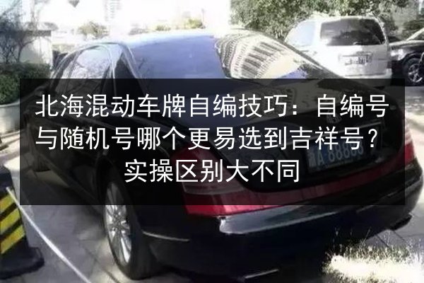 北海混动车牌自编技巧:自编号与随机号哪个更易选到吉祥号?实操区别大不同 第2张 北海混动车牌自编技巧:自编号与随机号哪个更易选到吉祥号?实操区别大不同 第2张