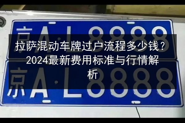 拉萨混动车牌过户流程多少钱？2024最新费用标准与行情解析 第2张