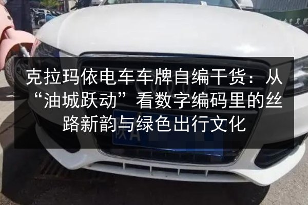 克拉玛依电车车牌自编干货：从“油城跃动”看数字编码里的丝路新韵与绿色出行文化