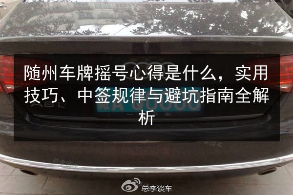 随州车牌摇号心得是什么,实用技巧、中签规律与避坑指南全解析 第2张 随州车牌摇号心得是什么,实用技巧、中签规律与避坑指南全解析 第2张