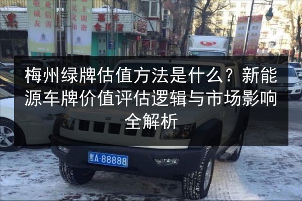 梅州绿牌估值方法是什么？新能源车牌价值评估逻辑与市场影响全解析 第1张