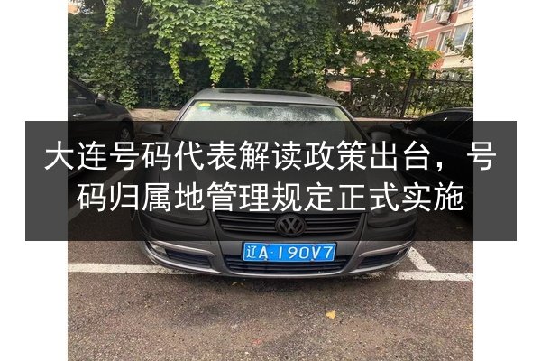 大连号码代表解读政策出台,号码归属地管理规定正式实施 第3张 大连号码代表解读政策出台,号码归属地管理规定正式实施 第3张