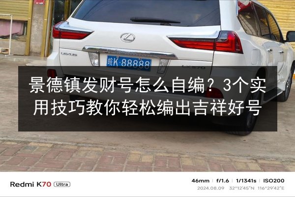 景德镇发财号怎么自编？3个实用技巧教你轻松编出吉祥好号 第1张