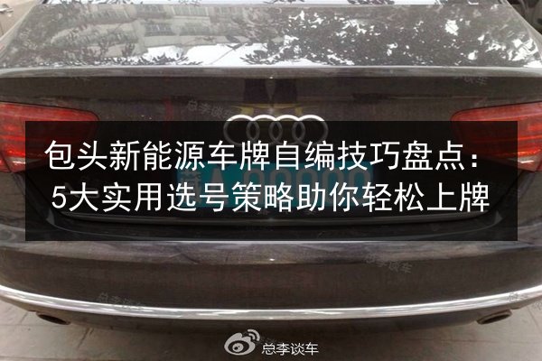包头新能源车牌自编技巧盘点：5大实用选号策略助你轻松上牌