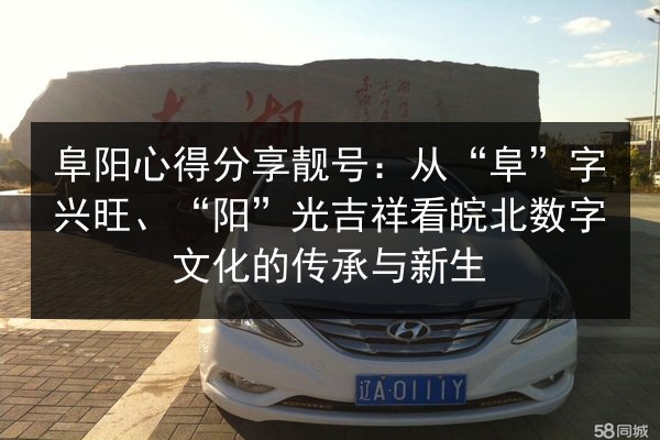阜阳心得分享靓号：从“阜”字兴旺、“阳”光吉祥看皖北数字文化的传承与新生 第2张