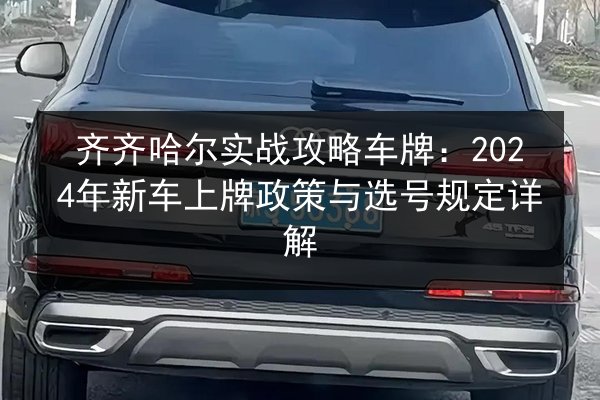 齐齐哈尔实战攻略车牌:2024年新车上牌政策与选号规定详解 第3张 齐齐哈尔实战攻略车牌:2024年新车上牌政策与选号规定详解 第3张