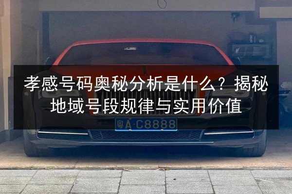 孝感号码奥秘分析是什么？揭秘地域号段规律与实用价值 第1张