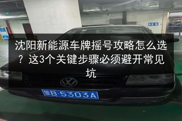 沈阳新能源车牌摇号攻略怎么选?这3个关键步骤必须避开常见坑 第1张 沈阳新能源车牌摇号攻略怎么选?这3个关键步骤必须避开常见坑 第1张