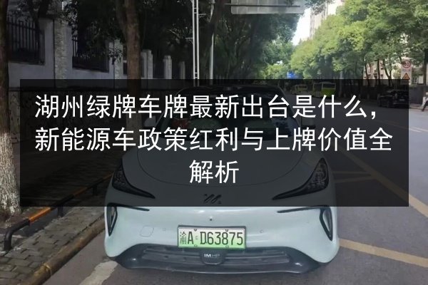湖州绿牌车牌最新出台是什么,新能源车政策红利与上牌价值全解析 第2张 湖州绿牌车牌最新出台是什么,新能源车政策红利与上牌价值全解析 第2张
