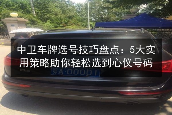 中卫车牌选号技巧盘点:5大实用策略助你轻松选到心仪号码 第2张 中卫车牌选号技巧盘点:5大实用策略助你轻松选到心仪号码 第2张