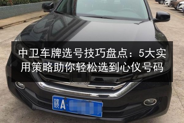 中卫车牌选号技巧盘点:5大实用策略助你轻松选到心仪号码 第3张 中卫车牌选号技巧盘点:5大实用策略助你轻松选到心仪号码 第3张