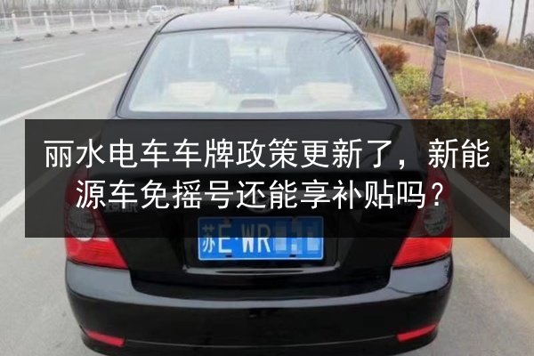丽水电车车牌政策更新了,新能源车免摇号还能享补贴吗? 第3张 丽水电车车牌政策更新了,新能源车免摇号还能享补贴吗? 第3张