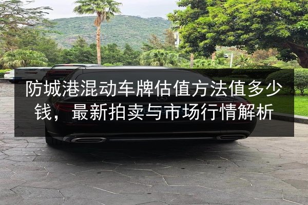 防城港混动车牌估值方法值多少钱,最新拍卖与市场行情解析 第2张 防城港混动车牌估值方法值多少钱,最新拍卖与市场行情解析 第2张
